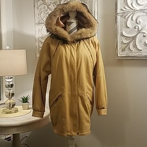 J Percy For Marvin Richards Leather & Fur Jacket